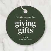 'Dit Gift Giving Season Gift Labels (Voorkant)