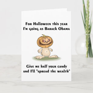 Dit Halloween ga ik als Barack Obama Kaart