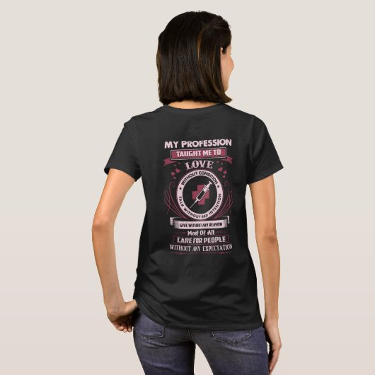 Dit heeft het Phlebotomistische beroep geleerd T-shirt (Achterkant volledig)