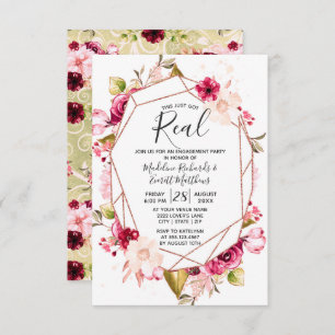 Dit heeft net echte uitnodigingen voor verlovingsf