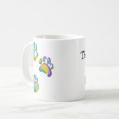 Dit heeft waarschijnlijk kattenhaar erin - koffie- koffiemok (Voorkant links)