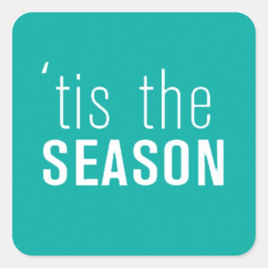 Dit Het Seizoen Feestdagen Envelope Sealer Sticker (Voorkant)