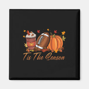 Dit het seizoen Football pompoen kruiden Herfst Th Magneet