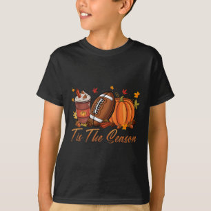 Dit het seizoen Football pompoen kruiden Herfst Th T-shirt