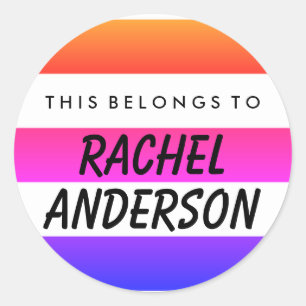 Dit hoort tot de ronde Sticker