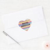 Dit hoort tot de Sticker van het hart (Envelop)