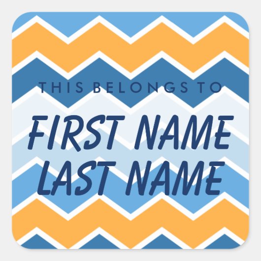 Dit hoort tot Square Sticker (Voorkant)