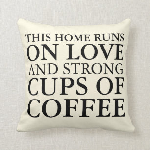 Dit huis draait op liefde en koffie kussen