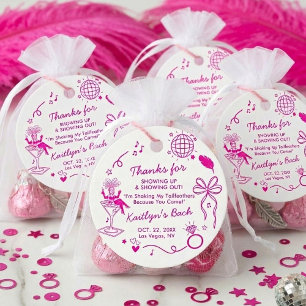 Dit Huwelijk Is Een Showgirl Bachelorette Feest Fa Bedankjes Labels