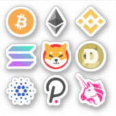 Dit is al mijn beste crypto munten sticker (Voorkant)