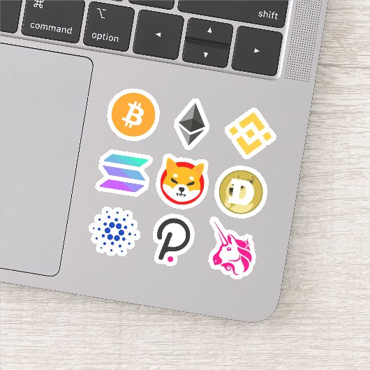 Dit is al mijn beste crypto munten sticker (Detail)