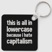 Dit is allemaal in kleine letters omdat ik een hek sleutelhanger (Achterkant)