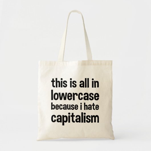 Dit is allemaal in kleine letters omdat ik een hek tote bag (Voorkant)