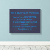 Dit is Amerika Canvas Afdruk (Insitu (Houten vloer))