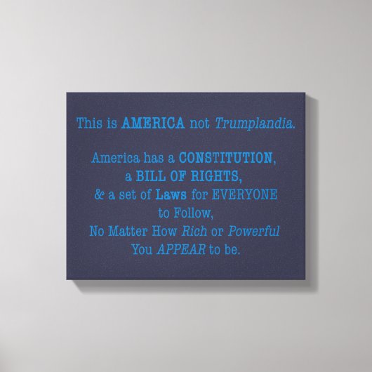 Dit is Amerika Canvas Afdruk (Voorkant)