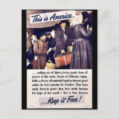 Dit is Amerika houdt het vrij! Briefkaart (Voorkant)