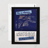 Dit is Amerika houdt het Vrij! Briefkaart (Voorkant / Achterkant)