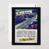 Dit is Amerika houdt het Vrij! Briefkaart (Voorkant / Achterkant)