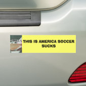 DIT IS AMERIKA SOCCER SUCCES BUMPERSTICKER (Op auto)