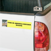DIT IS AMERIKA SOCCER SUCCES BUMPERSTICKER (Op Truck)