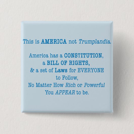Dit is Amerika Vierkante Button 5,1 Cm (Voorkant)