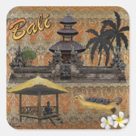 Dit is Bali Vierkante Sticker