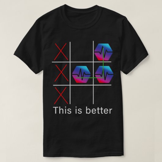 dit is beter PulseChain Cryptocurrency PLS Blok T-shirt (Design voorkant)