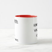 Dit is Bob, Knock Knock, Bad Joke, grappige koffie Mok (Midden)