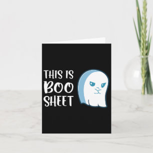 Dit is boekenblad leuk Halloween Gezegden Kaart