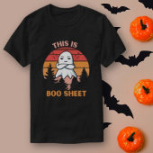 Dit is boekenblad retro Halloween T-shirt