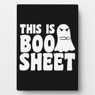 Dit is Boo Blad Geest Grappig Halloween Kostuum Fotoplaat