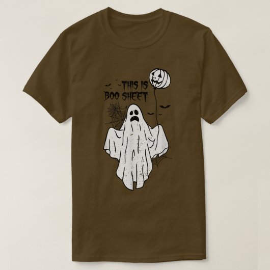 Dit is Boo Sheet Funny Boo Ghost Pumpkin Hwerwee T-shirt (Design voorkant)