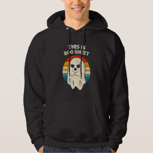 Dit Is Boo Sheet Geest Retro Halloween Kostuum Me Hoodie