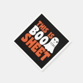 Dit is Boo Sheet Ghost Funny Halloween Costuum Servet (Hoek)