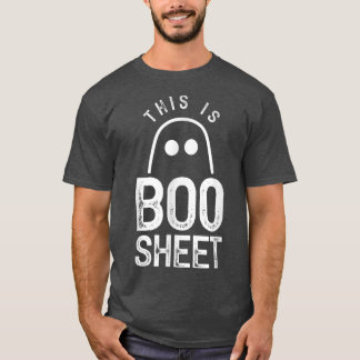 Dit is Boo Sheet Ghost Ghost Halloween Scary T-shirt