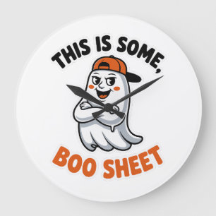 Dit is Boo Sheet Ghost Groovy Halloween Costuum Grote Klok