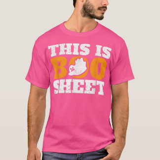 Dit is Boo Sheet Ghost Lover Funny Halloween Love T-shirt