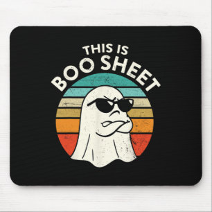 Dit is Boo Sheet Ghost Retro Halloween Costume Me Muismat