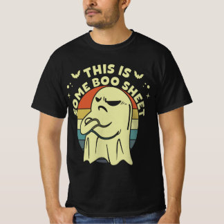 Dit is Boo Sheet Ghost Retro Halloween Costume Me T-shirt