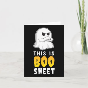Dit Is Boo Sheet T-shirt Grappige Geest Spokenfees Kaart