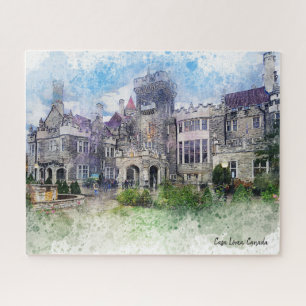Dit is Casa Loma, Toronto, Canada Legpuzzel