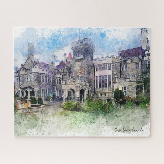 Dit is Casa Loma, Toronto, Canada Legpuzzel (Horizontaal)