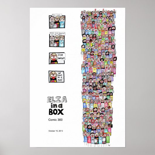 DIT IS COMIC 300 - Poster (Voorkant)