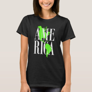 Dit is de Amerikaanse etniciteit Noord-Midden-Zuid T-shirt