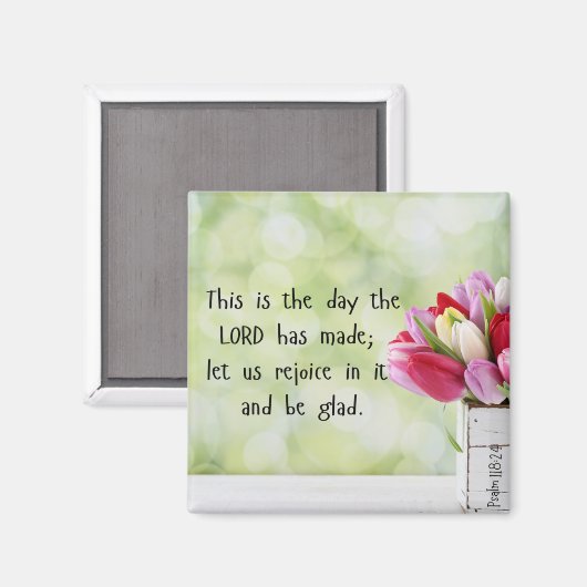 Dit is de dag dat de Heer magneet heeft gemaakt (Voorkant / Achterkant)