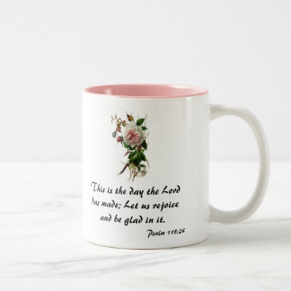 Dit is de dag dat de Heer... Tweekleurige Koffiemok