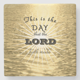Dit is de dag Religious Stone Coaster Stenen Onderzetter