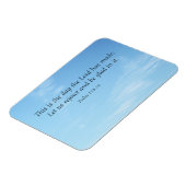 Dit is de dag Scripture Premium Magnet Magneet (Linkerzijde)