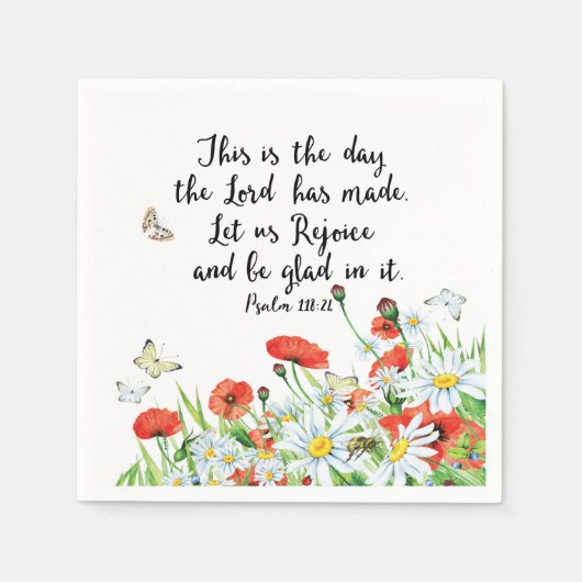 Dit is de Dag van de Heer Servetten (Voorkant)