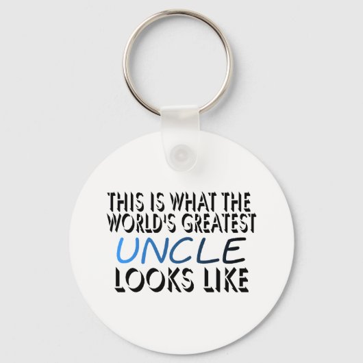 Dit is de grootste oom ter wereld (2) sleutelhanger (Voorkant)